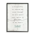 thumbnail image 1 of Stupell Industries Dragonfly to Remind Me Grieving Inspirational Insect Phrase,11 x 14, Design by Daphne Polselli, 1 of 7