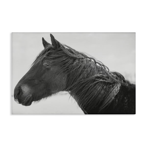 Stupell Industries Draisma Winter Herd Portrait Canvas Wall Art design by Amy Carroll, 30 x 45