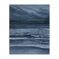 Stupell Industries Dramatic Sea Storm Coast Canvas Wall Art design by Grace Popp, 20 x 16
