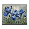 thumbnail image 1 of Stupell Industries French Country Drawn Blue Iris Flowers Black Framed Giclee Art, 14 x 11, by Franklyn Gregory, 1 of 8