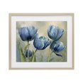 thumbnail image 1 of Stupell Industries French Country Drawn Blue Tulip Flowers Birch Framed Print Under Glass, 16 x 13, by Franklyn Gregory, 1 of 8