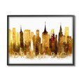 thumbnail image 1 of Stupell Industries Dream Big Glam City Skyline Graphic Art Black Framed Art Print Wall Art, Design by Ziwei Li, 1 of 7