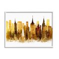 thumbnail image 1 of Stupell Industries Dream Big Glam City Skyline Graphic Art White Framed Art Print Wall Art, Design by Ziwei Li, 1 of 7