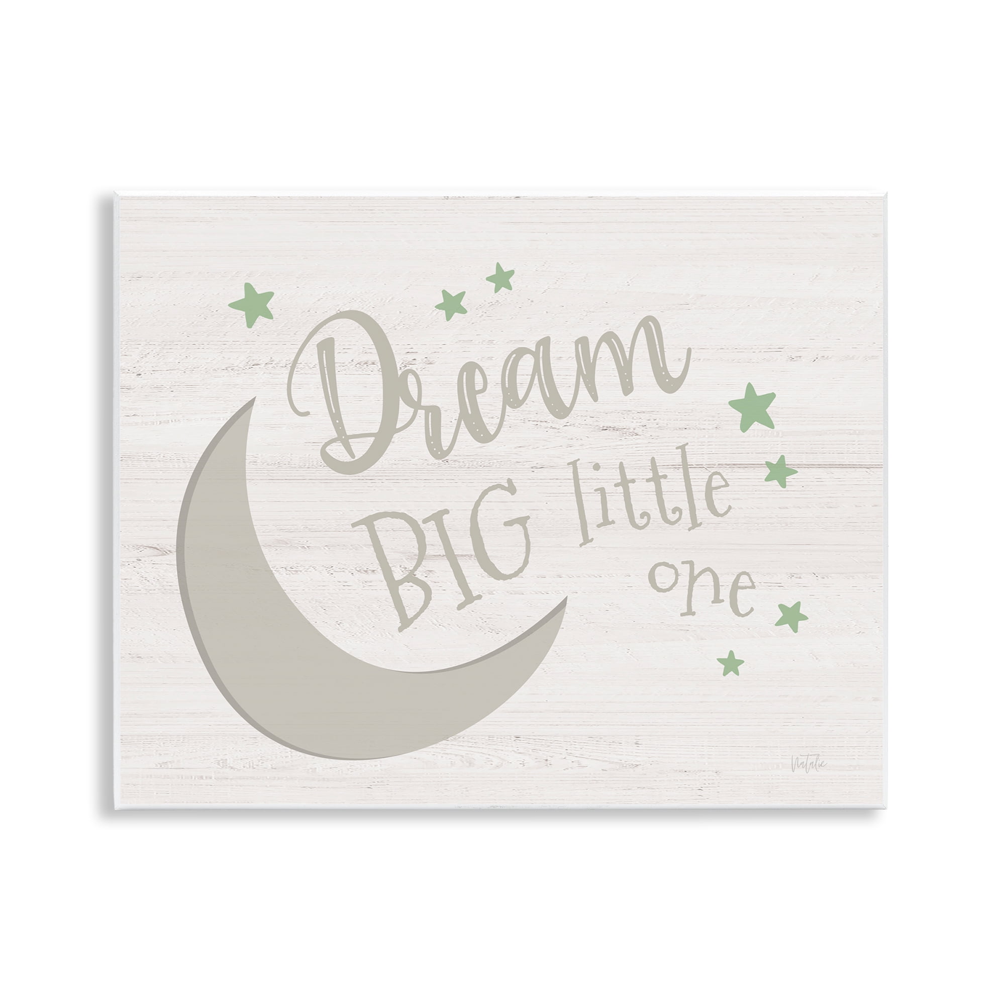 Stupell Industries Dream Big Little One Landscape & Nature Painting Unframed Art Print Wall Art, 14 x 11