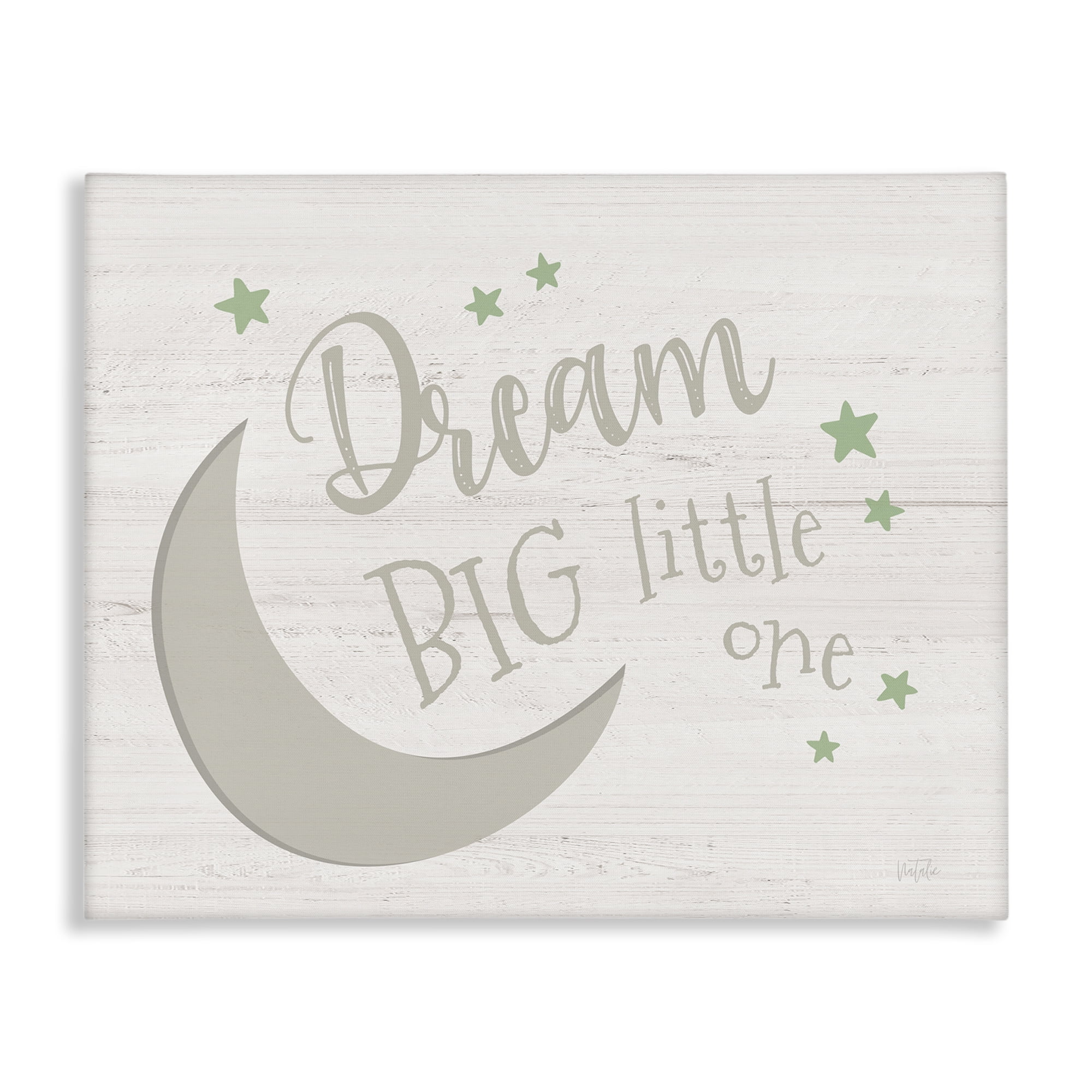 Stupell Industries Dream Big Little One Landscape & Nature Painting Wrapped Canvas Art Print Wall Art, 48 x 36