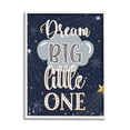 thumbnail image 1 of Stupell Industries Dream Big Little One Outer Space Shooting Stars Graphic Art White Framed Art Print Wall Art, 24x30, by Andrea Jasid Grassi, 1 of 6