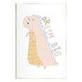 thumbnail image 1 of Stupell Industries Dream Big Pastel T-Rex Animals & Insects Painting Unframed Art Print Wall Art, 10 x 15, 1 of 7