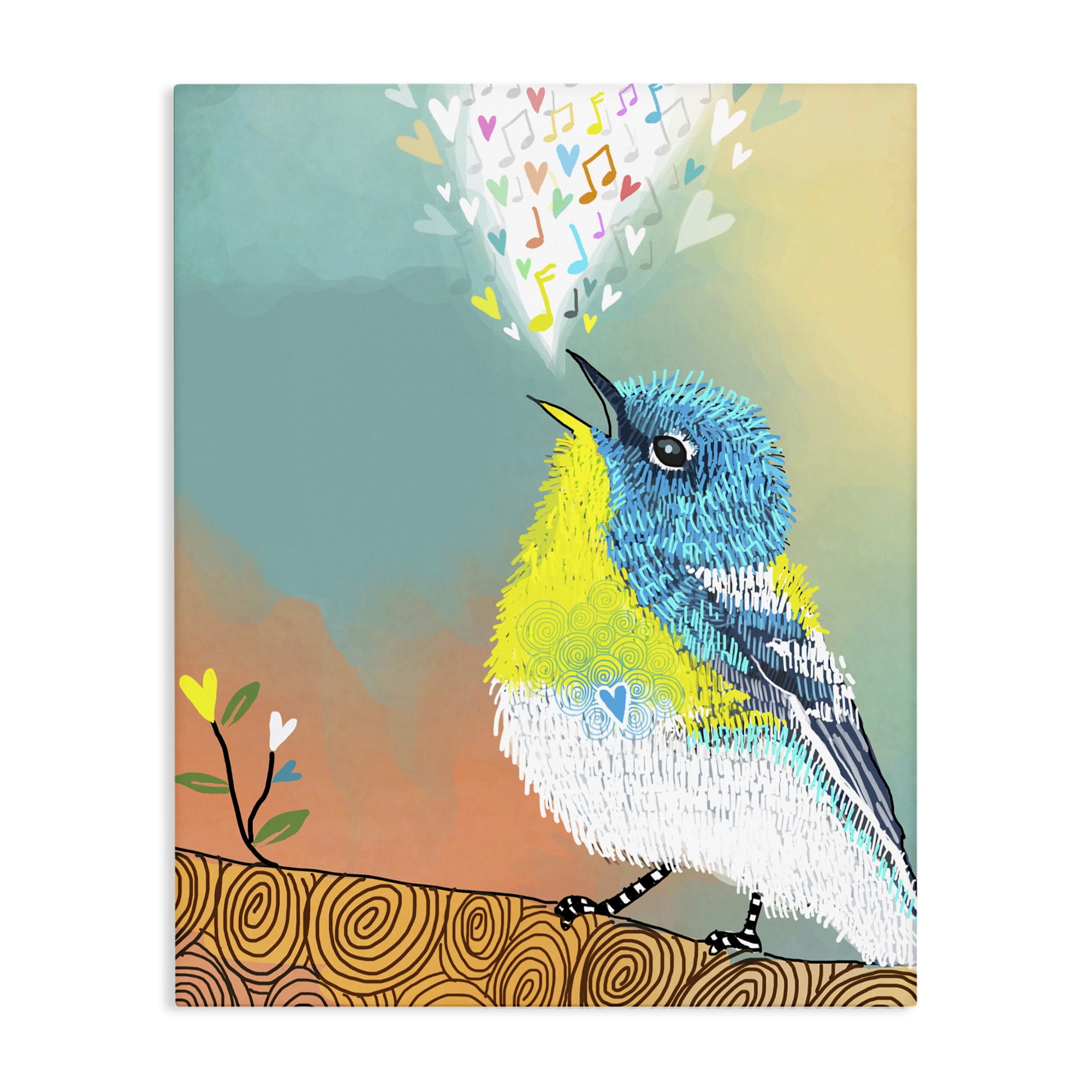 Stupell Industries Dream Chaser Songbird Canvas Wall Art, design by Suzanne Millius