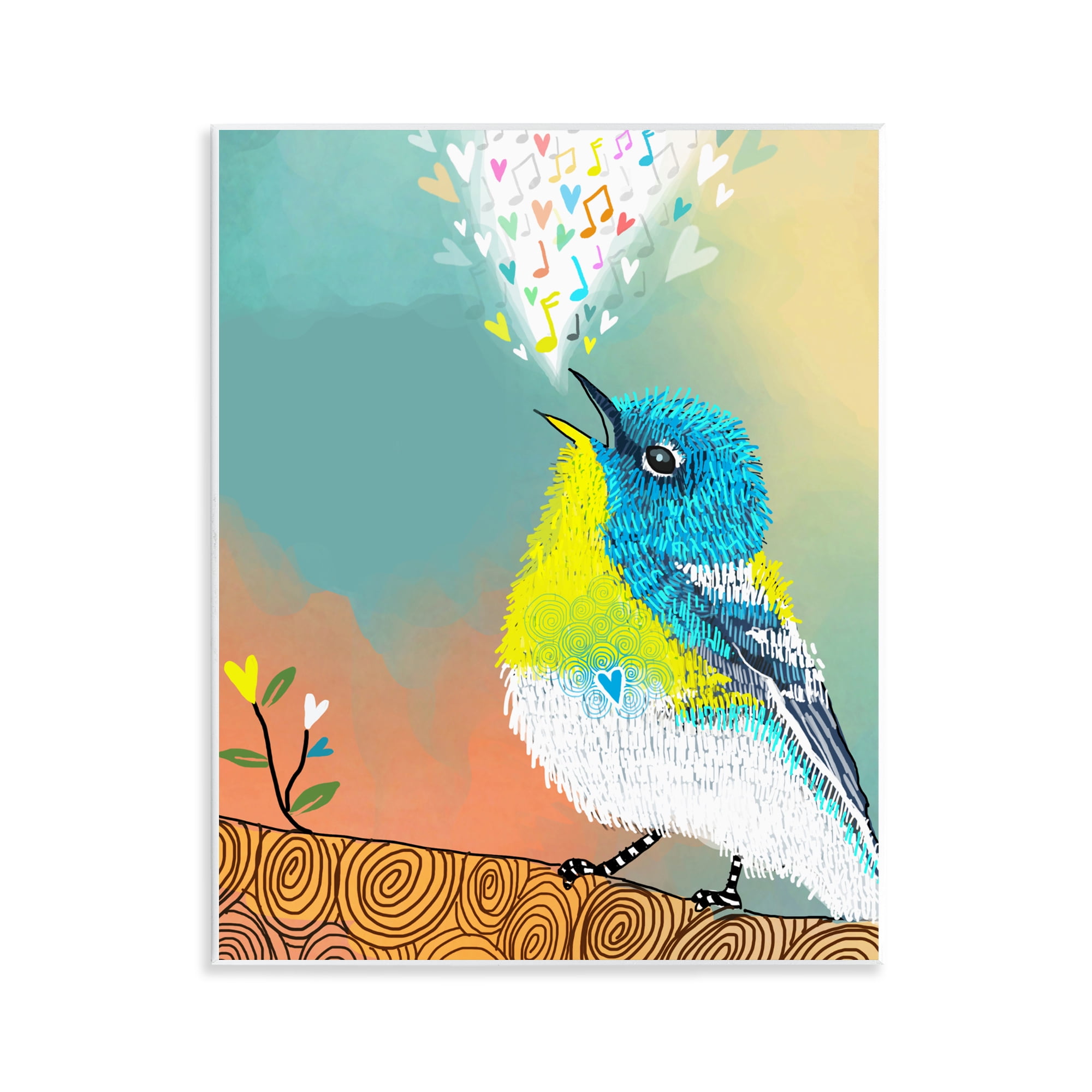 Stupell Industries Dream Chaser Songbird Wall Plaque Art, design by Suzanne Millius