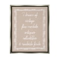 thumbnail image 1 of Stupell Industries Dream of Antiques Phrase Inspirational Painting Gray Floater Framed Canvas Art Print Wall Art, 17 x 21, 1 of 10