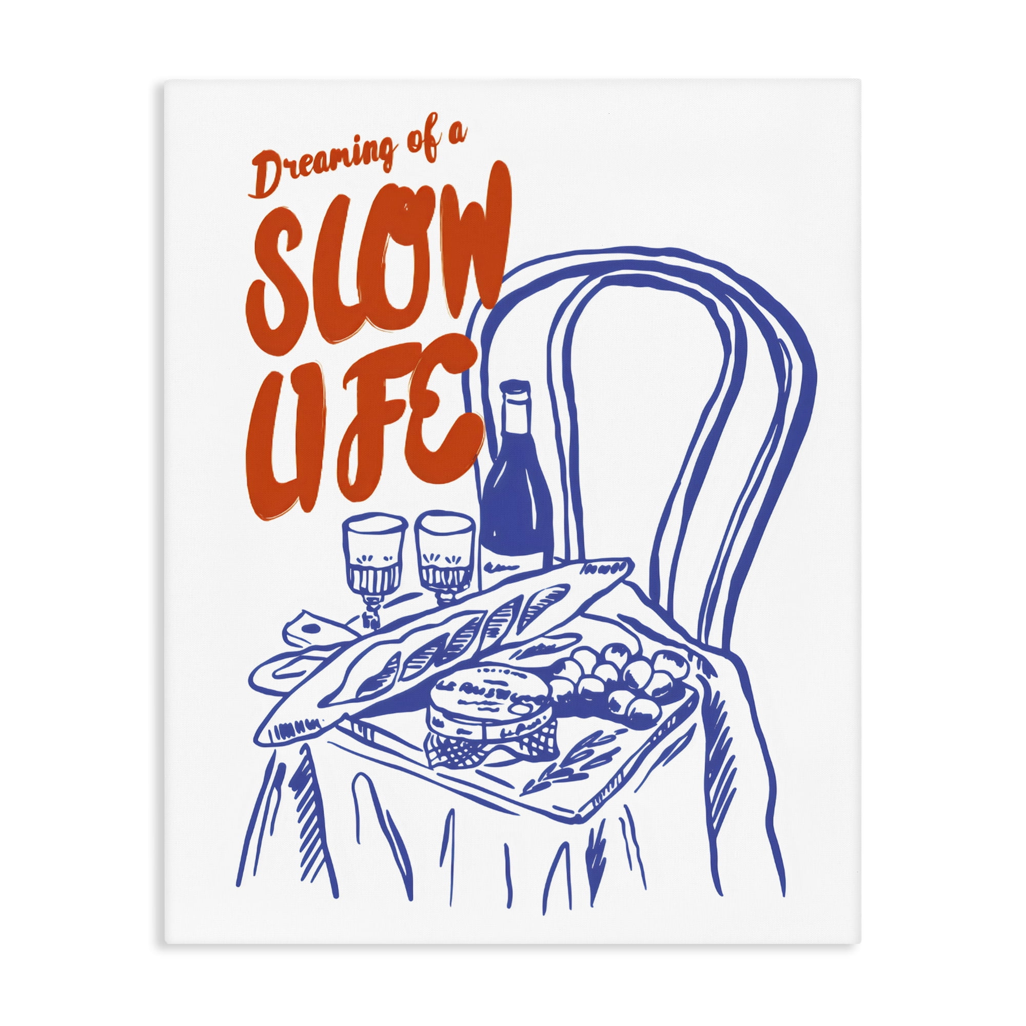 Stupell Industries Dreaming Of A Slow Life Canvas Wall Art, design by The Prints Vibe