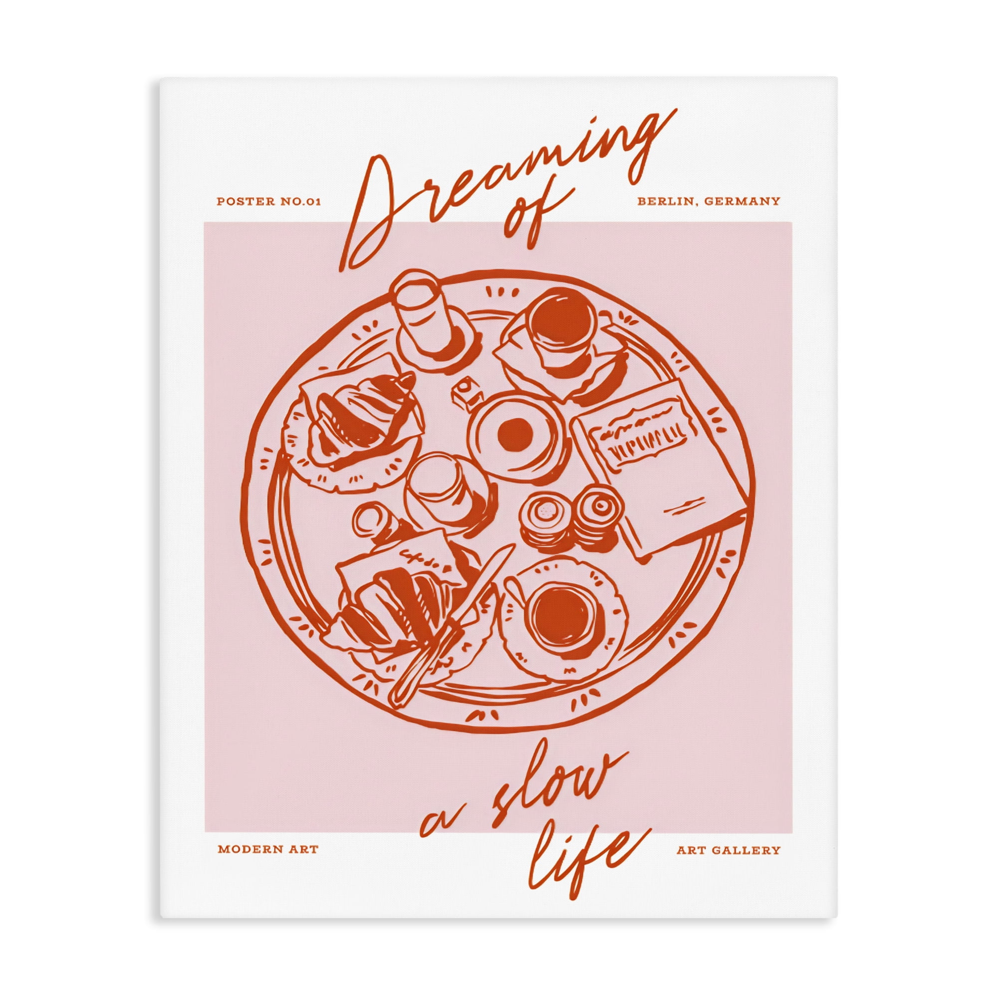 Stupell Industries Dreaming Of A Slow Life Canvas Wall Art, design by The Prints Vibe
