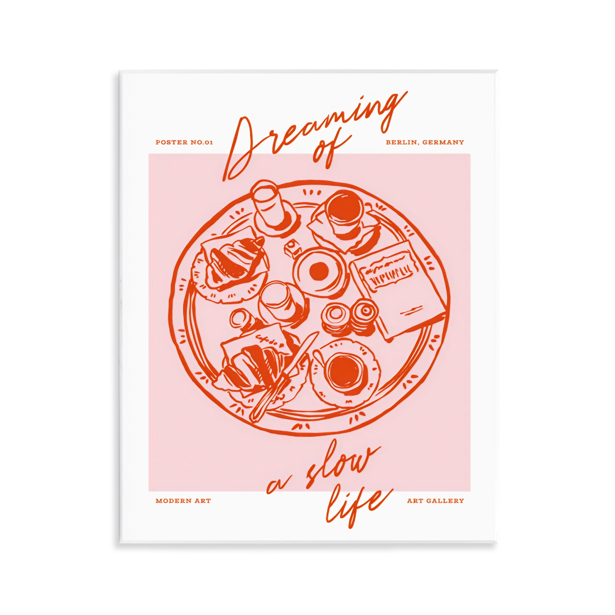 Stupell Industries Dreaming Of A Slow Life Wall Plaque Art, design by The Prints Vibe