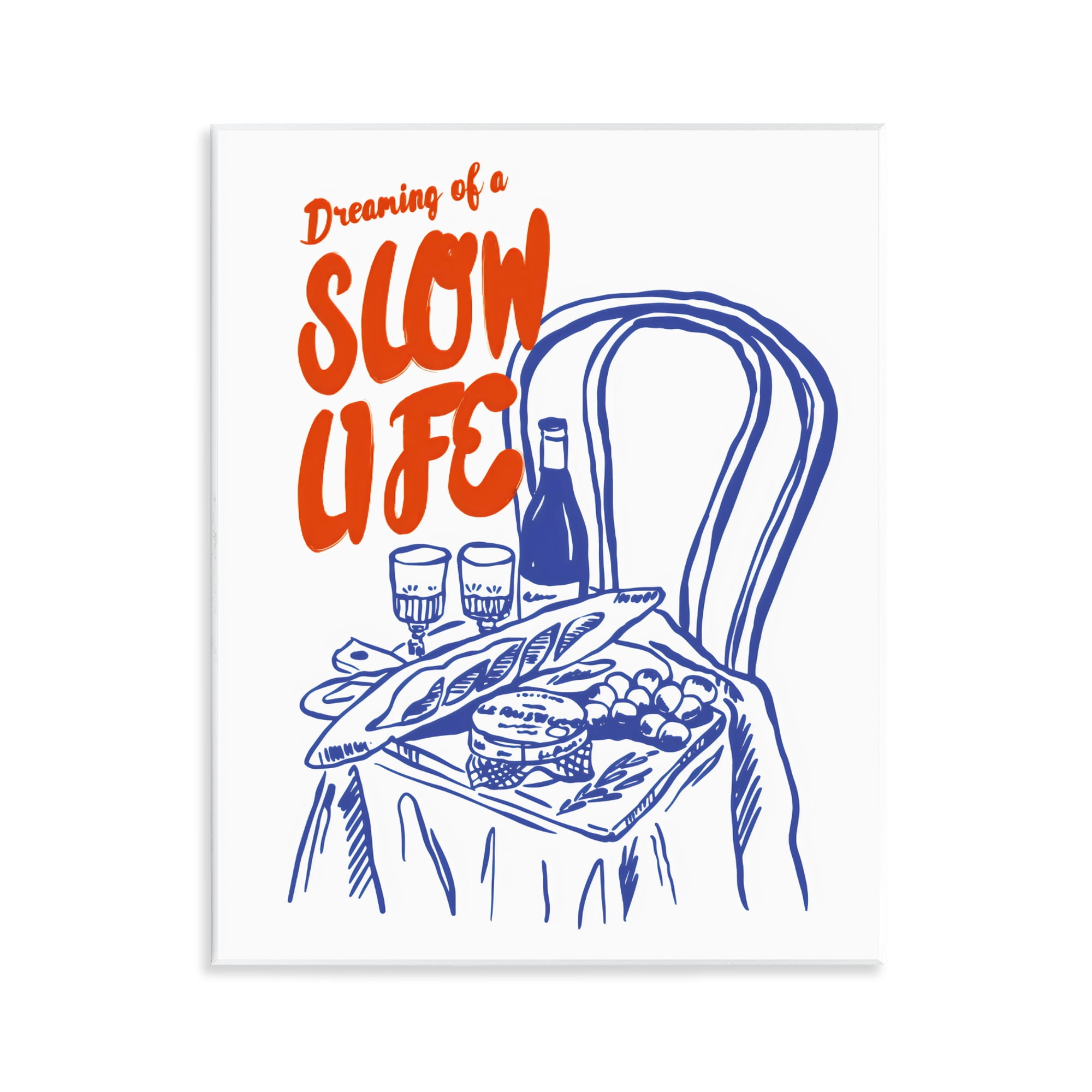 Stupell Industries Dreaming Of A Slow Life Wall Plaque Art, design by The Prints Vibe