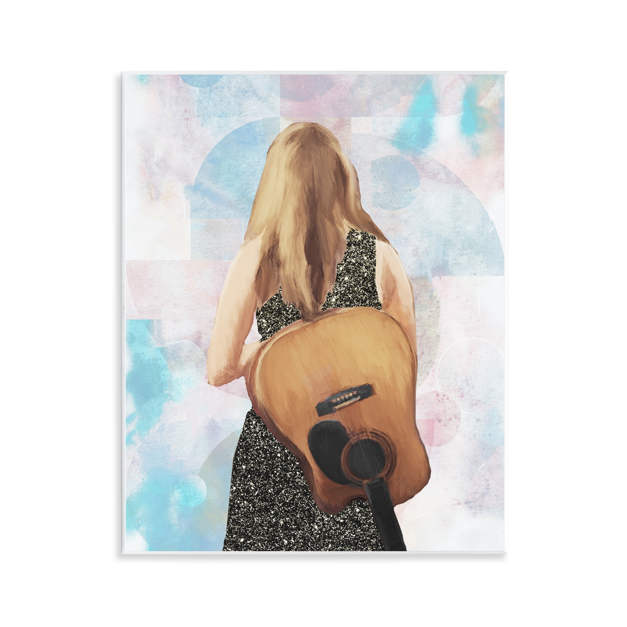 Stupell Industries Dreaming With My Guitar Wall Plaque Art, design by Dan Meneely
