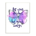 thumbnail image 1 of Stupell Industries Dreams Quote Purple Blue Butterfly Inspirational Sketch Graphic Art Unframed Art Print Wall Art, 13x19, by Jennifer Paxton Parker, 1 of 6