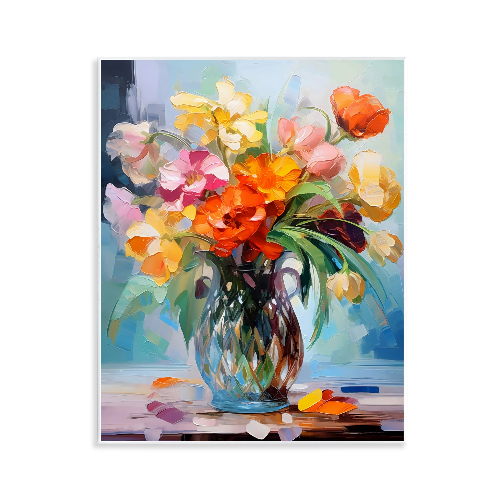 Stupell Industries Dreamy Bouquet of Vibrant Blooms Wall Plaque Art, design by Creative Studio