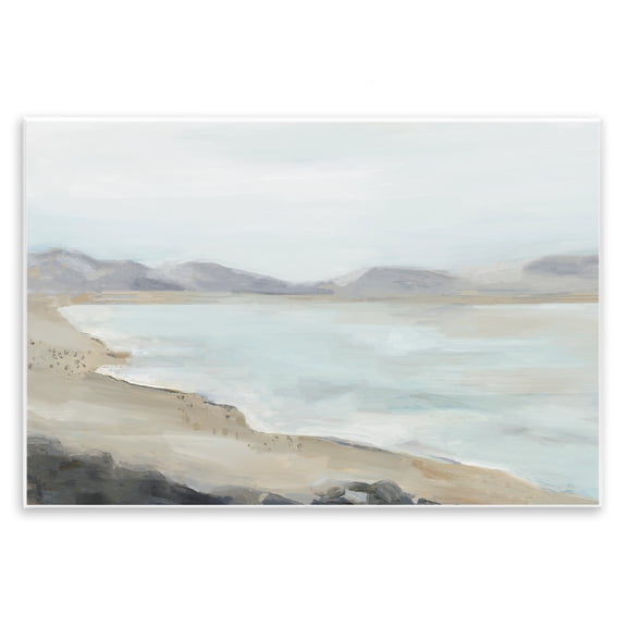 Stupell Industries Dreamy Coastline Abstraction Wall Plaque Art design by Hannah Dawson, 13 x 19