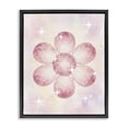 thumbnail image 1 of Stupell Industries Bohemian Dreamy Pink Disco Ball Flower Black Floating Frame Canvas Art, 17 x 21, by Lil' Rue, 1 of 8