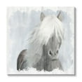 thumbnail image 1 of Stupell Industries Dreamy White Mane Horse Rustic Farmland Paintings Gallery-Wrapped Canvas Print Wall Art, 17x17, by Kim Allen, 1 of 5