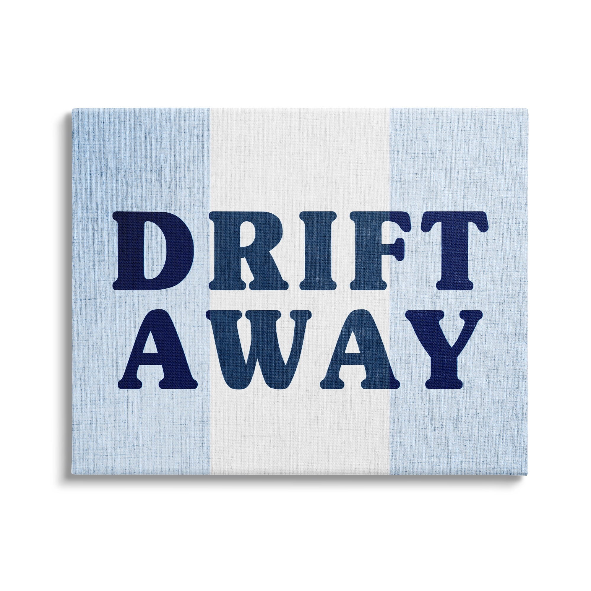 Stupell Industries Drift Away on Stripes Nature Painting Gallery Wrapped Canvas Art Print Wall Art, 30 x 24