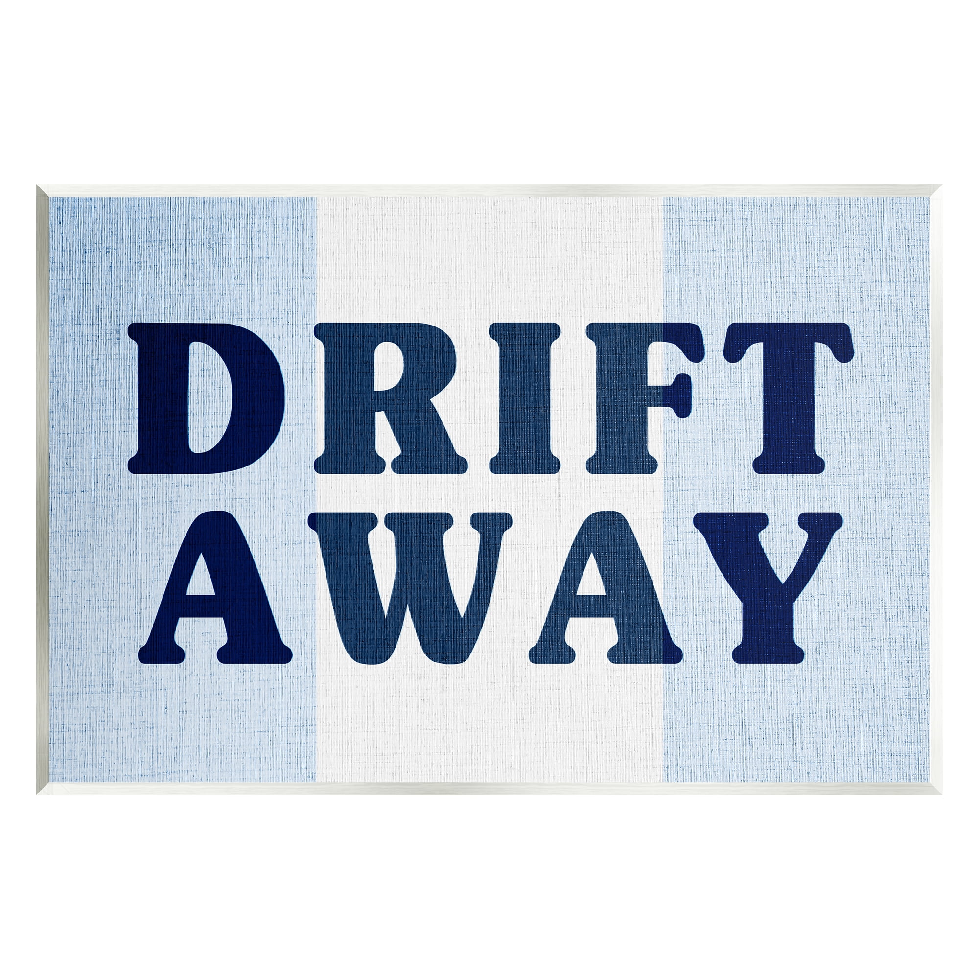 Stupell Industries Drift Away on Stripes Nature Painting Unframed Art Print Wall Art, 15 x 10