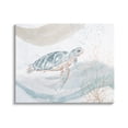 thumbnail image 1 of Stupell Industries Drifting Sea Turtle Serene Ocean Wave Atmosphere Painting Gallery Wrapped Canvas Print Wall Art, Design by Patricia Pinto, 1 of 5