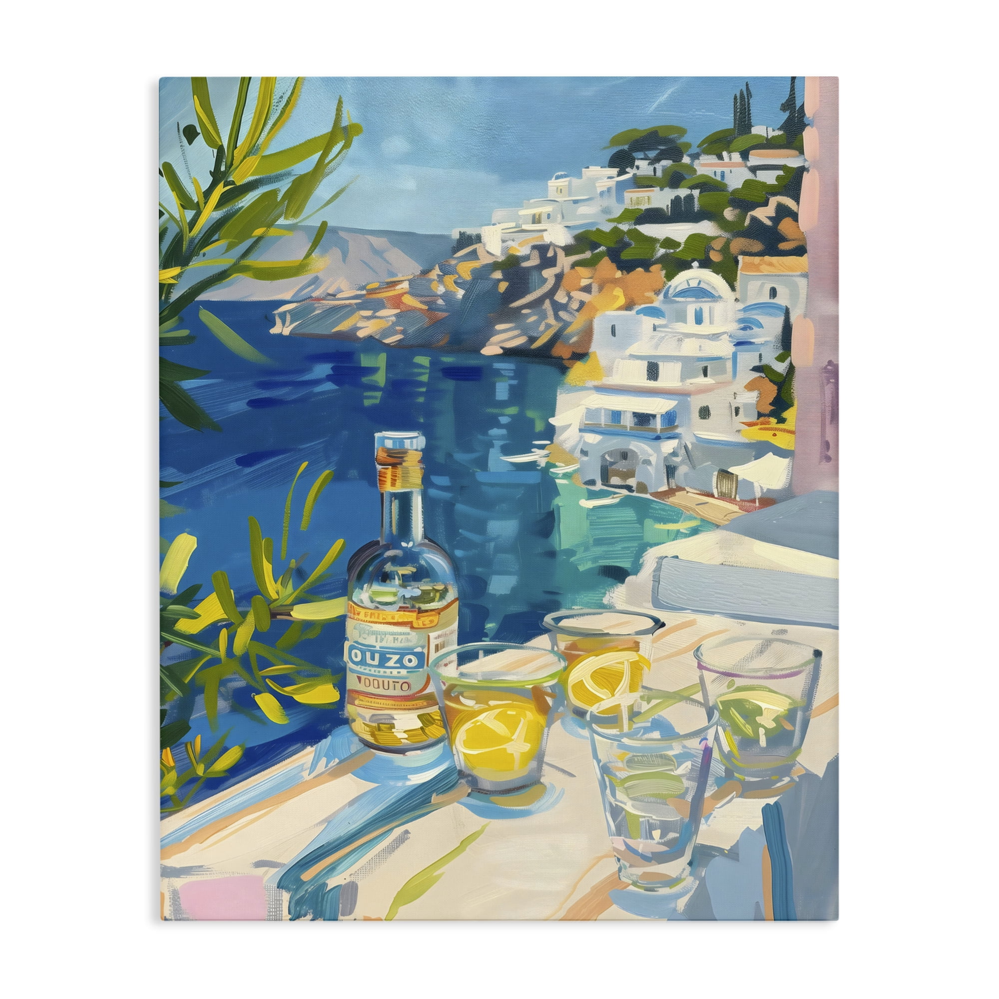 Stupell Industries Drink By The Sea Balcony Canvas Wall Art, design by The Prints Vibe