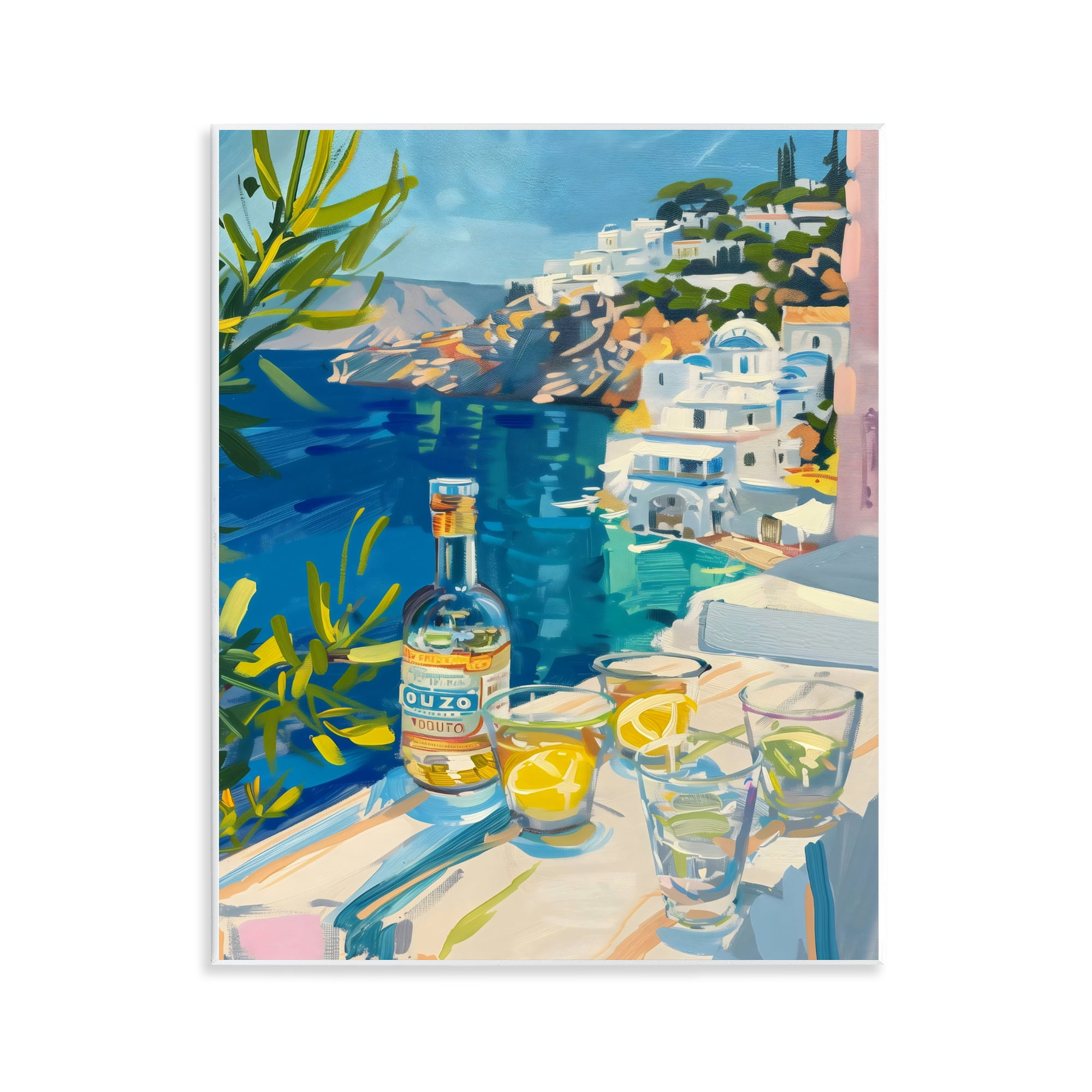 Stupell Industries Drink By The Sea Balcony Wall Plaque Art, design by The Prints Vibe
