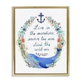 thumbnail image 1 of Stupell Industries Drink In The Wild Air Gold Framed Floater Canvas Wall Art design by Glad You're Here Co., 31 x 25, 1 of 9