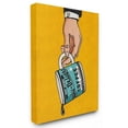 thumbnail image 1 of Stupell Industries Drip Coffee Cup Vintage Comic Book Yellow Blue Design Canvas Wall Art by Ester Kay, 1 of 5
