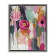 thumbnail image 1 of Stupell Industries Modern Dripping Blooms Cascade Gray Floating Frame Canvas Art, 17 x 21, by Riley B, 1 of 8