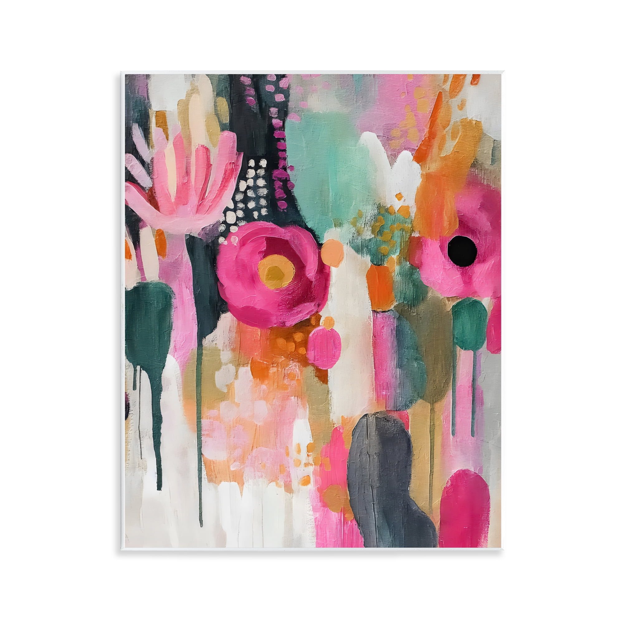 Stupell Industries Dripping Blooms Cascade Wall Plaque Art, design by Riley B
