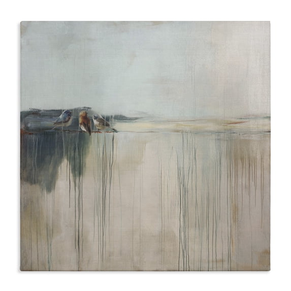 Stupell Industries Contemporary Drips And Feathers Abstract Canvas Art, 30 x 30, by Svetlana Aleynikova