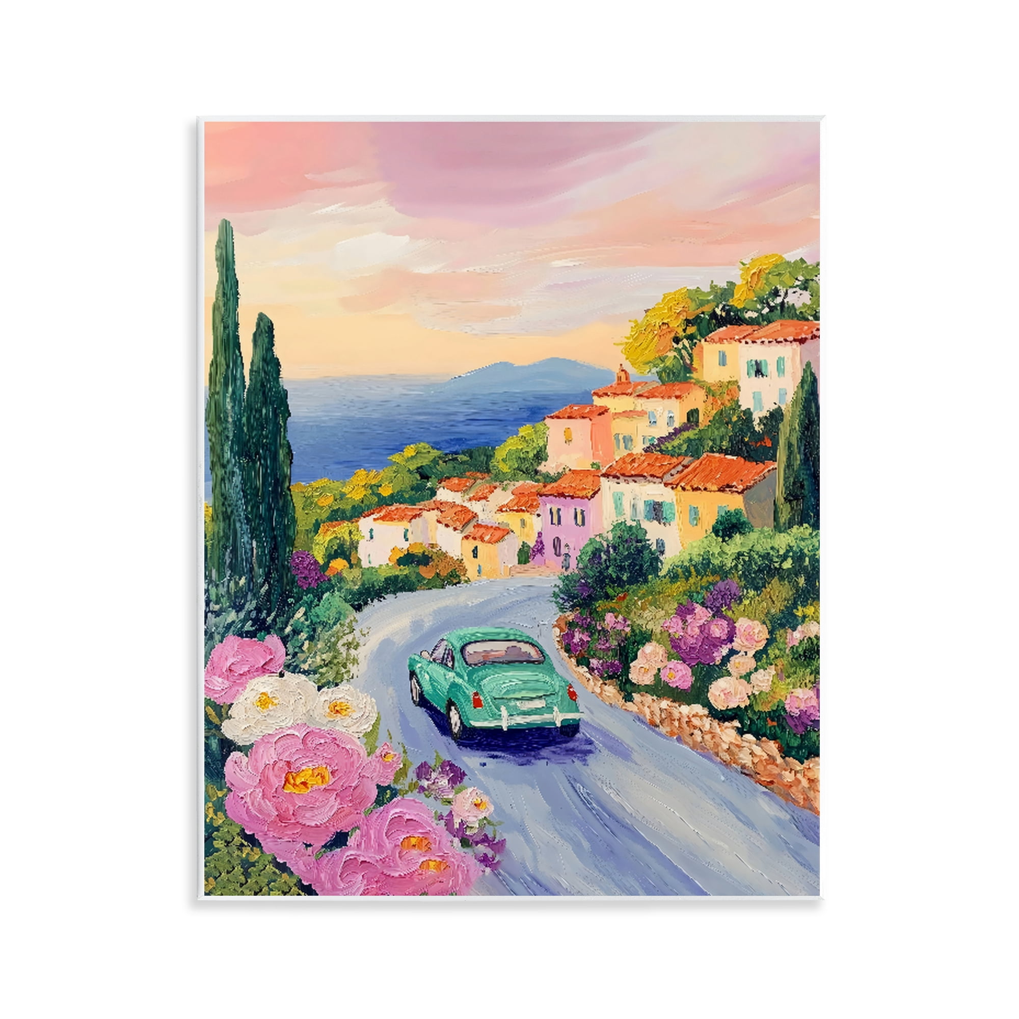 Stupell Industries Driving Along The Coast Wall Plaque Art, design by The Prints Vibe