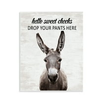 Stupell Industries Drop Pants Here Funny Laundry Quotes and Sayings Painting Unframed Art Print Wall Art, 11 x 14