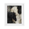 thumbnail image 1 of Stupell Industries Modern Dual Spirit Horses White Framed Print Under Glass, 17 x 21, by Svetlana Aleynikova, 1 of 8