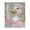 thumbnail image 1 of Stupell Industries Contemporary Duck Brushing Teeth Canvas Art, 16 x 20, by The Prints Vibe, 1 of 8