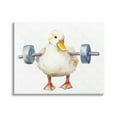 thumbnail image 1 of Stupell Industries Duck Lifting Weights Animals & Insects Painting Gallery Wrapped Canvas Art Print Wall Art, 20 x 16, 1 of 8