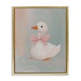 thumbnail image 1 of Stupell Industries Cottage Duckling Portrait with Bow Gold Floating Frame Canvas Art, 25 x 31, by The Prints Vibe, 1 of 8