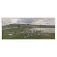 thumbnail image 1 of Stupell Industries Ducks Wading in Pond Landscape & Nature Painting Unframed Art Print Wall Art, 17 x 7, 1 of 8