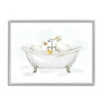 thumbnail image 1 of Stupell Industries Ducks in Bathtub Animals & Insects Painting Gray Framed Art Print Wall Art, 30 x 24, 1 of 9