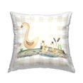 thumbnail image 1 of Stupell Industries Ducks on Gingham Decorative Printed Throw Pillow, 18 x 18, 1 of 5