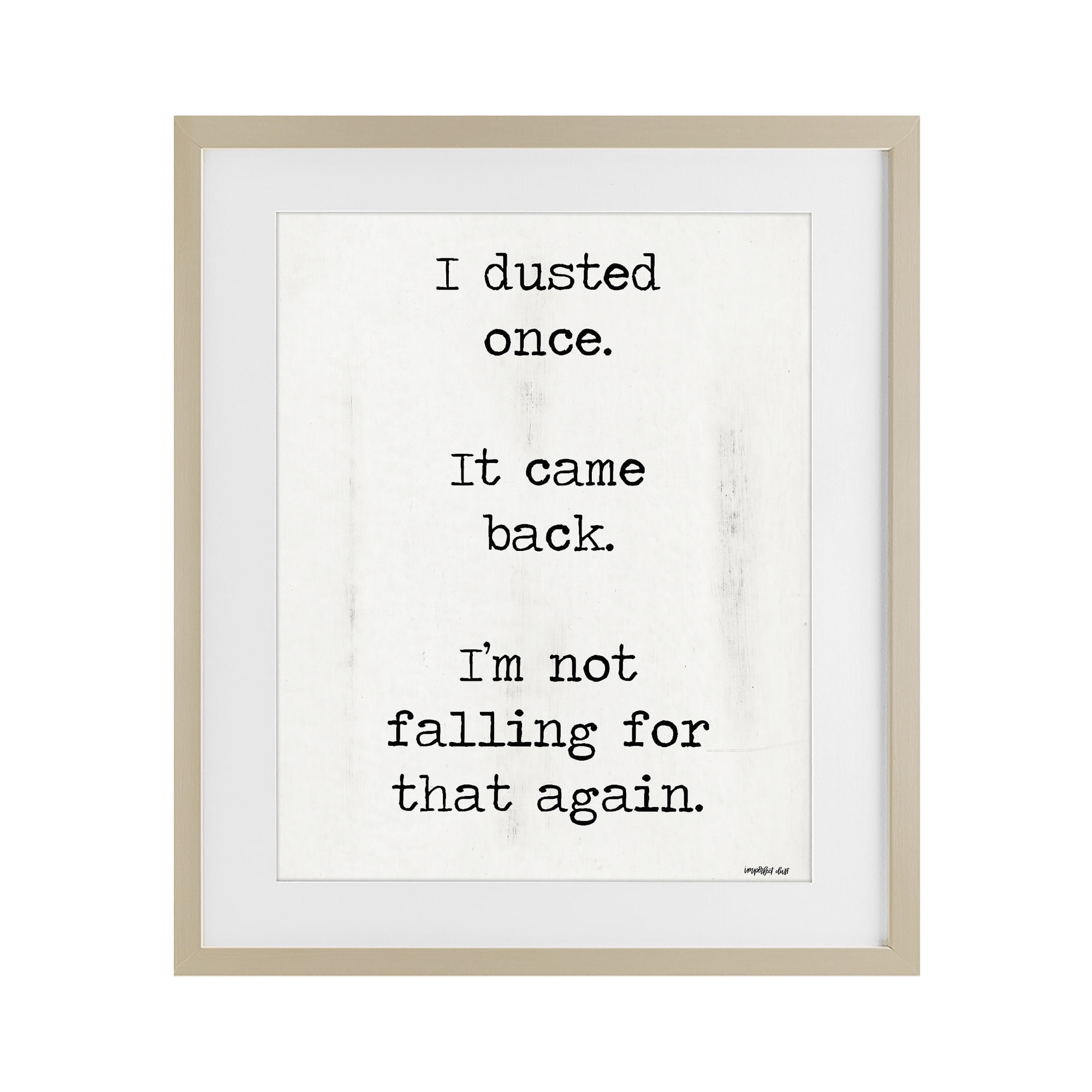 Stupell Industries Dusted Once It Came Back Birch Framed Print Under Glass, design by Imperfect Dust