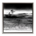 thumbnail image 1 of Stupell Industries Dusty Landscape Monochrome Gray Framed Floater Canvas Wall Art design by Atelier Posters, 25 x 25, 1 of 9