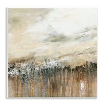 Stupell Industries Dynamic Abstract with Drip Pattern Abstract Painting Unframed Art Print Wall Art, 12 x 12