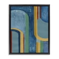 thumbnail image 1 of Stupell Industries Dynamic Arches Pattern Abstract Painting Black Floater Framed Canvas Art Print Wall Art, 17 x 21, 1 of 10