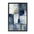 thumbnail image 1 of Stupell Industries Contemporary Dynamic Geometric Abstract Black Floating Frame Canvas Art, 17 x 25, by Hannah Dawson, 1 of 8