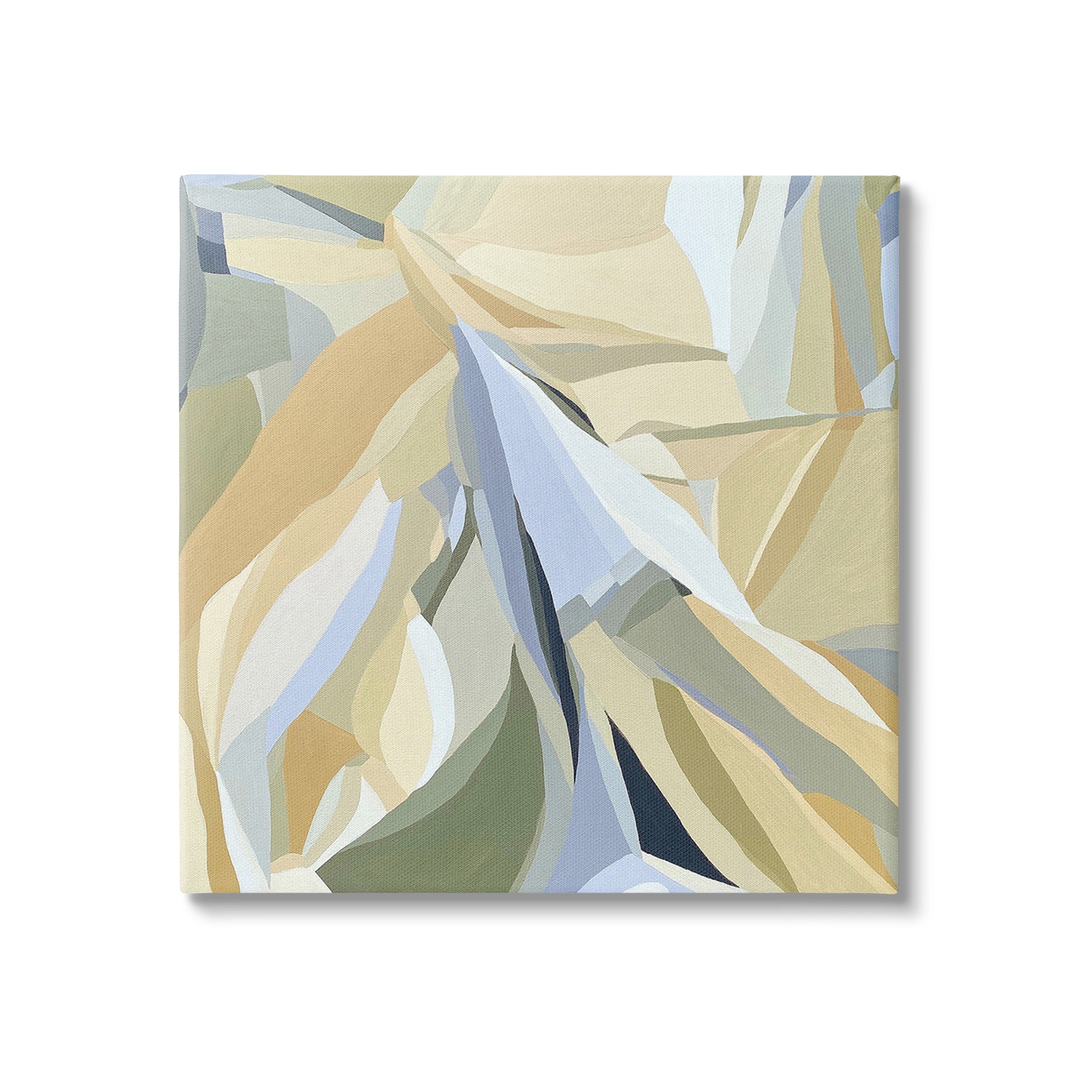 Stupell Industries Dynamic Geometric Pattern Abstract Painting Gallery Wrapped Canvas Art Print Wall Art, 36 x 36