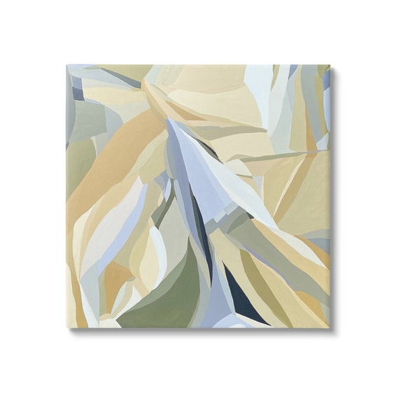 Stupell Industries Dynamic Geometric Pattern Abstract Painting Gallery Wrapped Canvas Art Print Wall Art, 36 x 36
